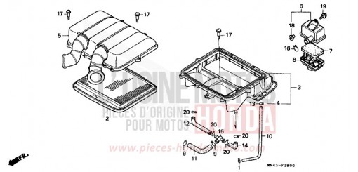 FILTRO ARIA CBR600FH di 1987